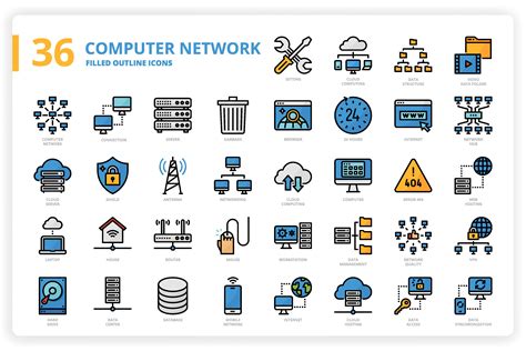 Make Network Diagram With Symbols And Icons