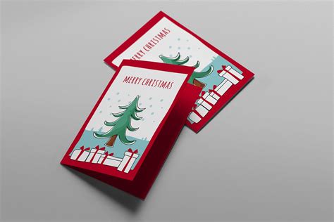 Free Christmas Card Templates for Photoshop & Illustrator - BrandPacks