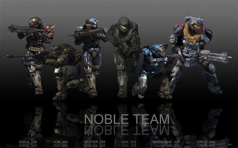 HALO REACH: NOBLE TEAM by spartan283 on DeviantArt