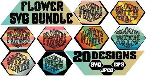 Flower SVG Bundle Bundle · Creative Fabrica