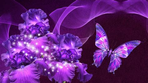 Purple Butterfly Wallpaper ·① WallpaperTag