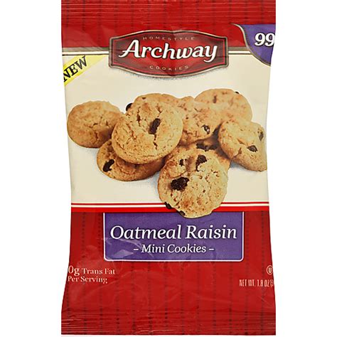 ARCHWAY MINI OATMEAL RAISIN | Shop | Edwards Food Giant