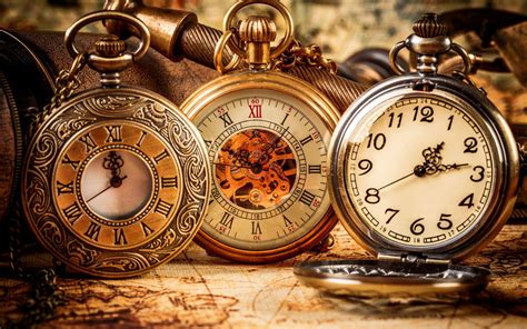 Retrp Antique Pocket Watches Wallpapers HD / Desktop and Mobile Backgrounds