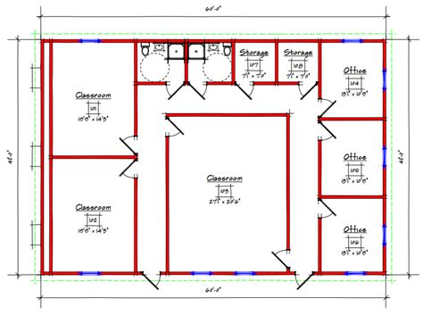 Commercial Building Floor Plan Sample | Viewfloor.co