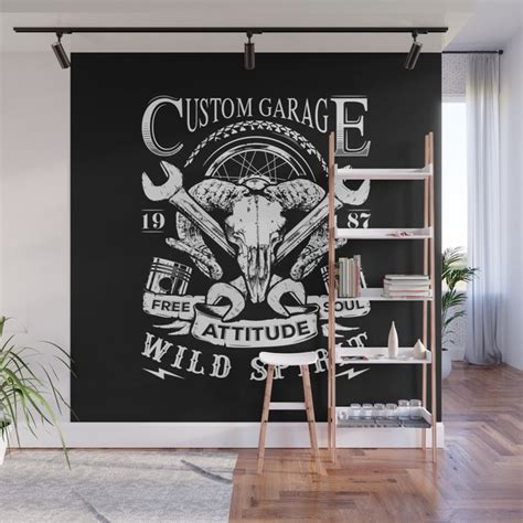 Custom Garage Wall Mural by EJOTADSGN | Society6