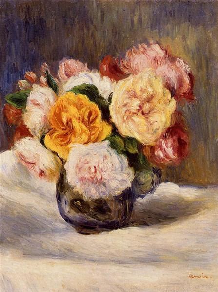 Bouquet of Roses, c.1883 - Pierre-Auguste Renoir - WikiArt.org