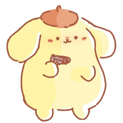 I love this pupper too much, swipe for meme —— #pompompurin #sanrio #fanart #cute #doodle Sanrio ...