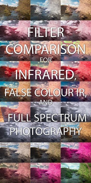 Filter Comparison for Infrared, False colour IR, and Full Spectrum Photography | Infrared ...