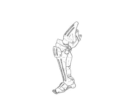 robotic leg by Pajamaman101 on DeviantArt