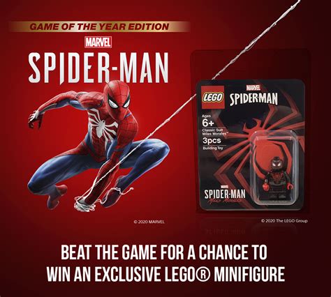 LEGO Marvel Classic Suit Miles Morales SDCC 2020 PlayStation Sweepstakes - The Brick Fan