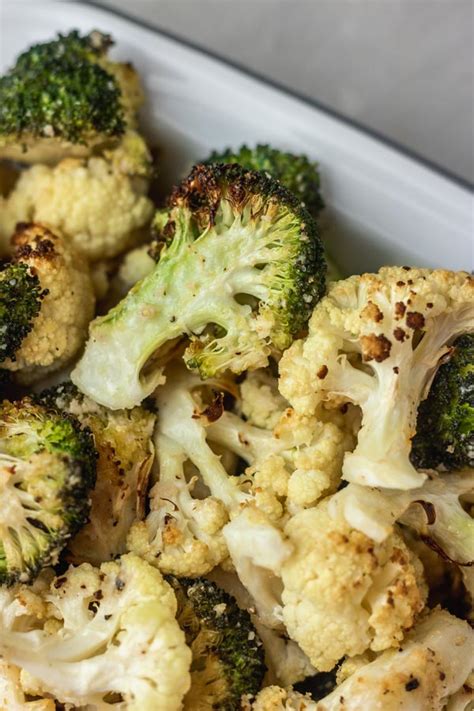 Roasted Broccoli And Cauliflower Recipe | dinrecipes