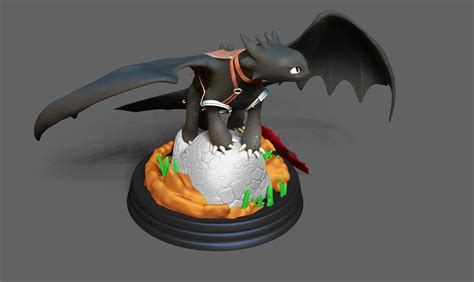 Toothless 3d Model