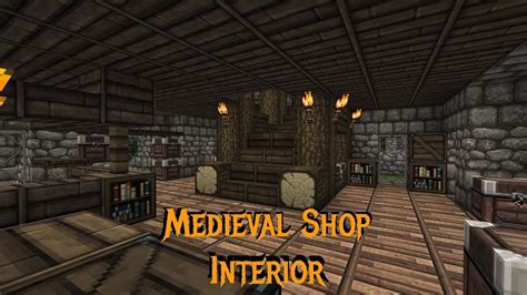 Minecraft Medieval Shop Interior