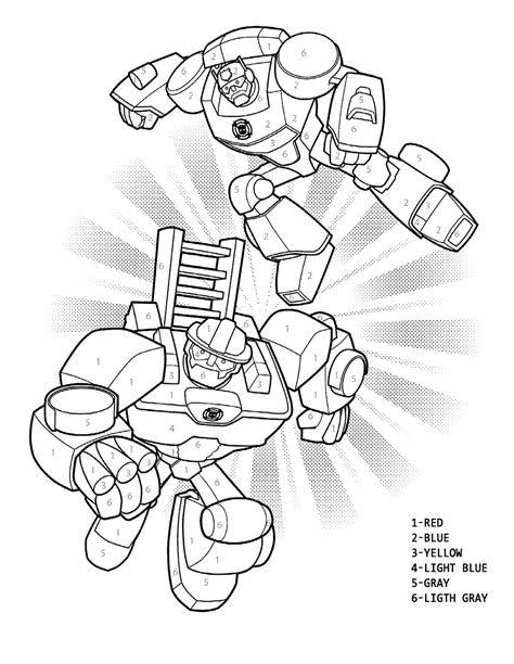 Rescue Bots Bumblebee Coloring Pages