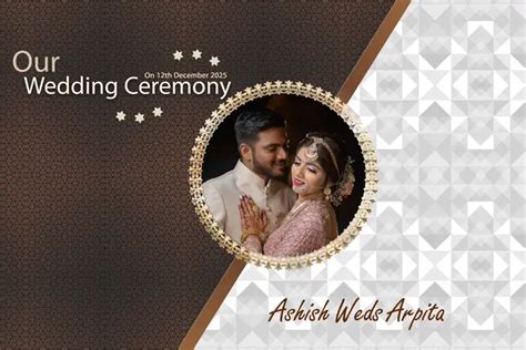 indian traditional wedding album cover design - Free Wedding PSD