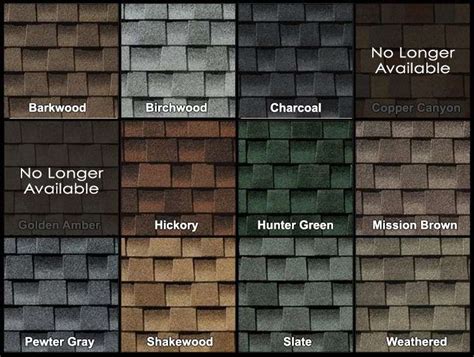 Asphalt Shingle Colors