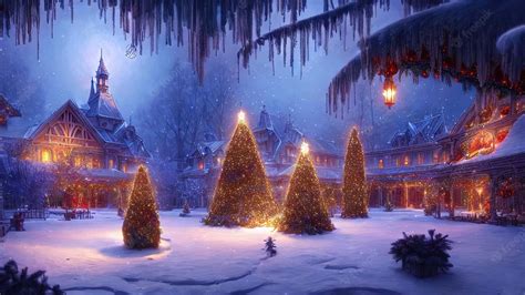 [100+] Christmas Village Wallpapers | Wallpapers.com