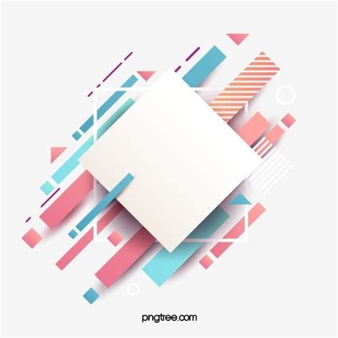 Minimalist Geometric Design Vector Art PNG, Abstract Minimalistic Geometric Border, Abstract ...