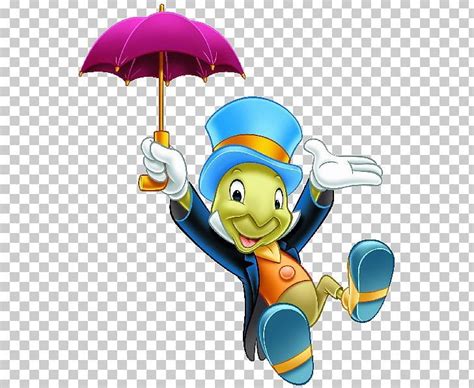 Jiminy Cricket The Talking Crickett The Adventures Of Pinocchio PNG - Free Download in 2022 ...