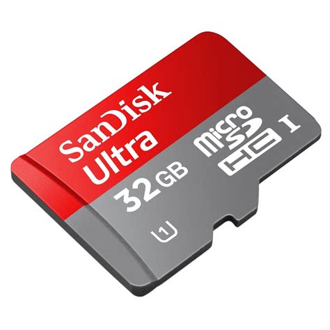 SanDisk Ultra microSDHC Card UHS-I Class 10 (48MB/s) 32GB with SD Card Adapter - SDSDQUA-032G ...