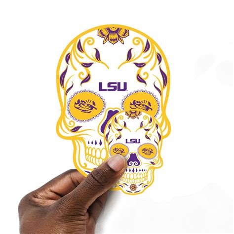 LSU Tigers: Skull Minis - Officially Licensed NCAA Removable Adhesive | Lsu tigers, Vinyl wall ...