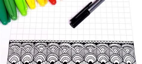 Free Printable Grid Template for Drawing Patterns - Julie Erin Designs