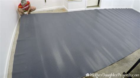 DIY Vinyl Garage Flooring - Mother Daughter Projects