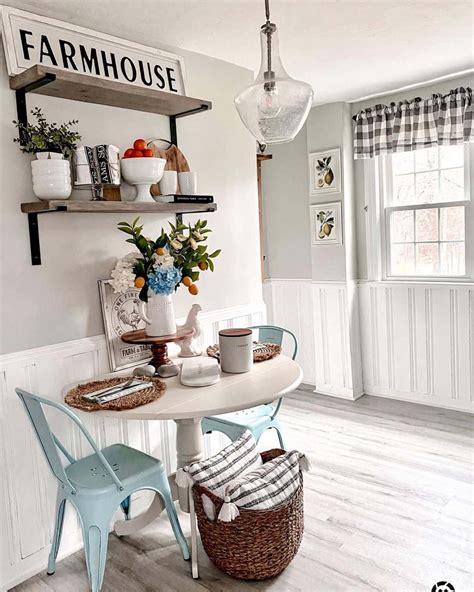 Black and White Farmhouse Kitchen Window Valance Ideas - Soul & Lane