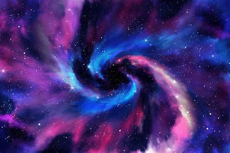 Download Aesthetic Galaxy Spiral Waves Wallpaper | Wallpapers.com