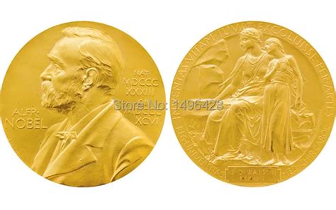 High Quality Albert EINSTEIN ALFRED NOBEL SOUVENIR MEDAL BRONZE Plated 5pcs/lot free shipping-in ...