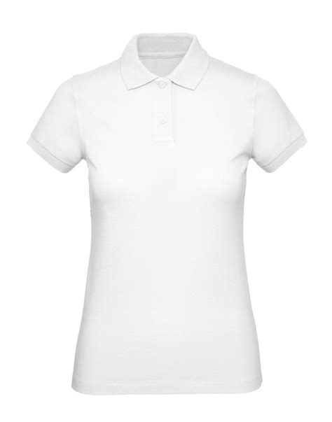 Polo shirt B&C Woman White - Fotex