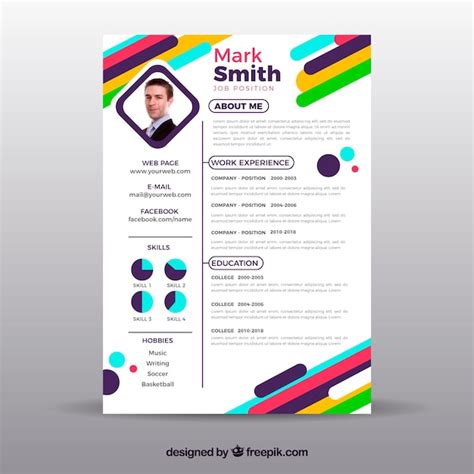 Colorful Resume Template