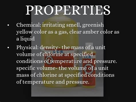 Physical Properties Of Chlorine - slideshare