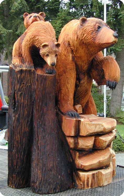 gowoodshopprojects.info | Wood carving art, Tree carving, Bear carving