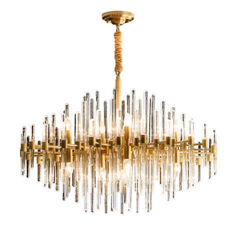 Antique Brass Crystal Chandelier – BELECOME