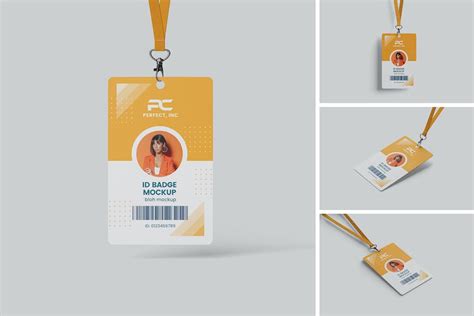 ID Badge Mockup, Graphic Templates - Envato Elements