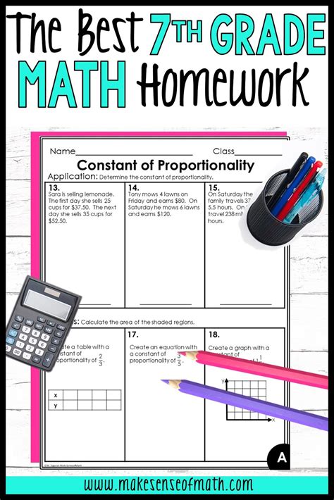 The Best 7th Grade Math Worksheets - Make Sense of Math