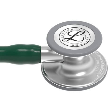 Littmann Cardiology IV Stethoscope, Hunter Green, 6155 - Stethoscope.com