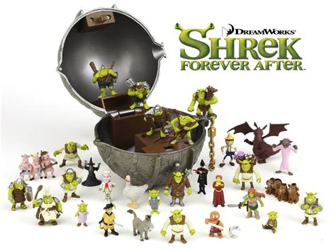 Playmates Reveal ‘Shrek Forever After’ Figure Images – YBMW