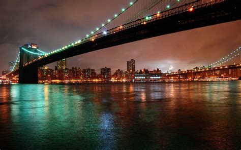 Brooklyn Bridge Night Wallpapers - Top Free Brooklyn Bridge Night Backgrounds - WallpaperAccess