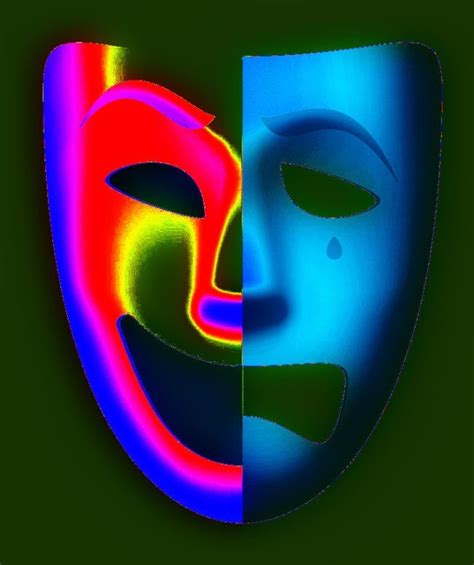 Theater Masks - Comedy, Tragedy and other archetypes - The Biointernet Mask