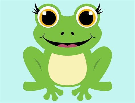 Cute Frog SVG Cut Files PNG Frog Clipart Frogs Clip Art - Etsy