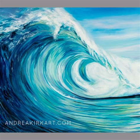 Ocean Wave Art Prints | Dipinti artistici, Dipinti di mare, Arte del paesaggio