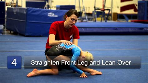 How to Do the Splits for Beginner Gymnasts : Beginning Gymnastics - YouTube