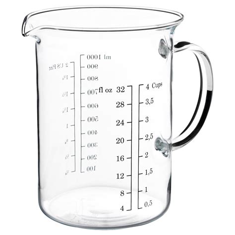 VARDAGEN measuring cup, glass, 34 oz - IKEA