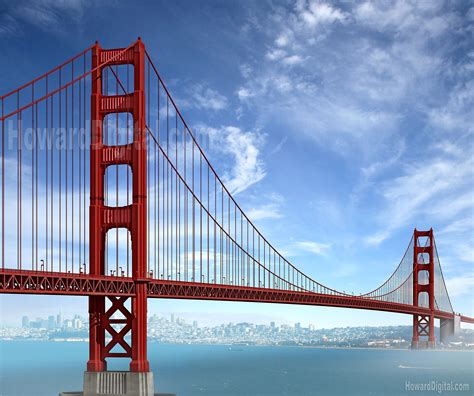 Golden Gate Bridge Renderings - Howard Digital