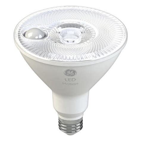 GE LED+ Motion LED Flood Light, Outdoor Light Bulb, Warm White, 90-Watt Replacement PAR38 ...