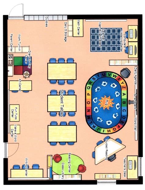 Preschool Classroom Floor Plan Layout - Image to u