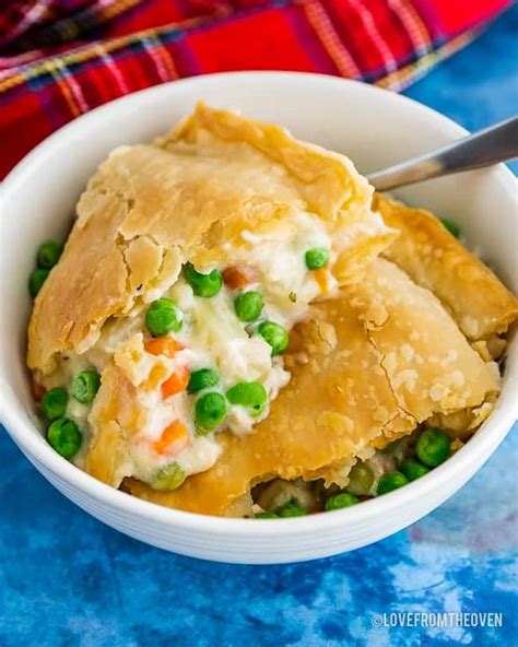 Easy Homemade Chicken Pot Pie Recipe • Love From The Oven