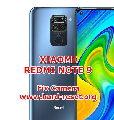 How To FIX Camera on XIAOMI REDMI NOTE 9 Problems ? - Hard Reset & Factory Default Community